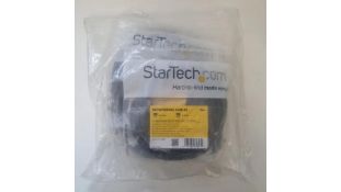 Ten StarTech 3m CAT6 Ethernet Cable, Black, CAT 6 Gigabit Ethernet Wire