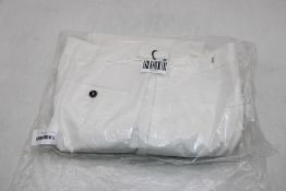 AK MC Cotton Corduroy Updated Gurkha Trousers, Off White, Size 52