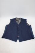 Antique Rogue Men's Formal Vest, Blue, Size 40R