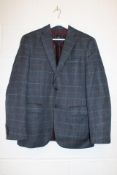 Barutti Men's Jacket, Virgin Wool Tailored Fit Taddeo, Blue, 50/R40. Used