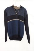 Benvenuti Nella Squadra 3/4 Zip Men's Jumper, Blue, Size L
