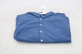 American Vintage Dakota Shirt, Melange Mediterranean, EU Size 42/44