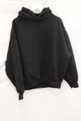 Velour Garments 600 Hoodie, Jet Black, Size L