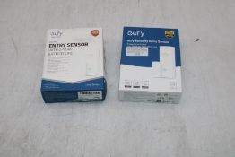 Two Eufy Entry Sensors, One with damaged box