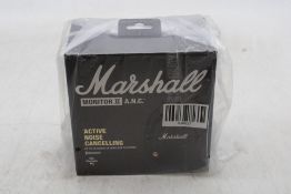 Marshall Monitor II ANC Headphones, Black