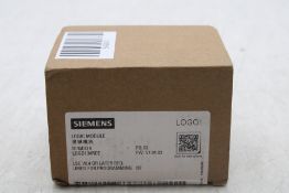 Siemens LOGO! Series Logic Module for Use with LOGO! 8.4, 24V DC Supply