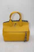 Salvatore Ferragamo Leather Hand Bag, Yellow