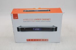 iLive Wireless Under Cabinet MP3 Radio Music System with Bluetooth