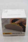 Two Boxes 150mm Mirka Abranet Ace P80 Sanding Discs, 50 Discs Per Box