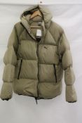 Puma Duck Down Puffer Jacket, Oak Branch, Size M