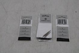 Ten Sets Perfect Nine Darts Alpha Points, Silver, 28MM