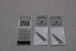 Ten Sets Perfect Nine Darts Alpha Points, Silver, 40MM