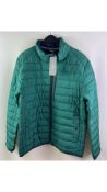 Fynch Hatton Stepp Jacket, Dark Emerald, Size M