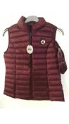 Jott Women's Seda Light Sleeveless Down Jacket, Aubergine, Size XL