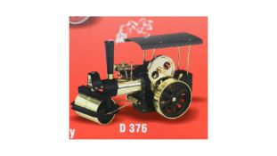 Wilesco D376 Live Steam Roller Black & Brass Kit