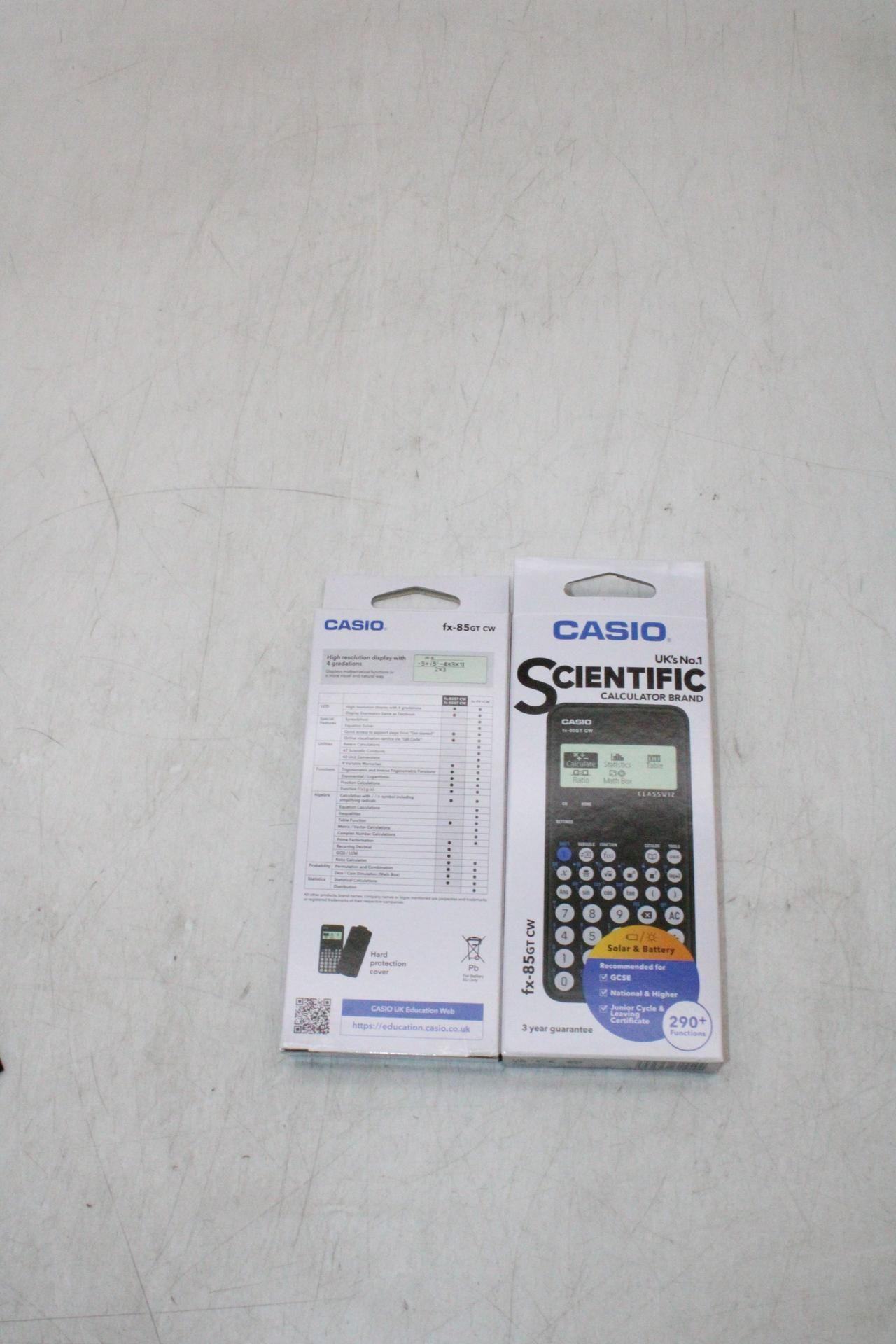 Five Casio FX-85 GT CW Scientific Calculators