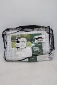 Horseware Ireland Amigo Aussie All Rounder Summer Sheet, White/Blue Check, Size 5.6, Bag Damaged