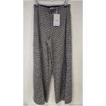 Two Pairs of Ichi Kate Cameleon Nomad Wide Leg Trousers, Brown, Size Large