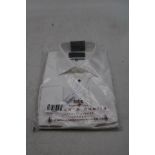 Hawes and Curtis Fitted Slim Shirt, White, Size 16