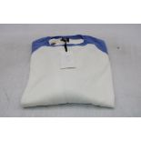 J.Press Sweatshirt, Blue/White, Size L