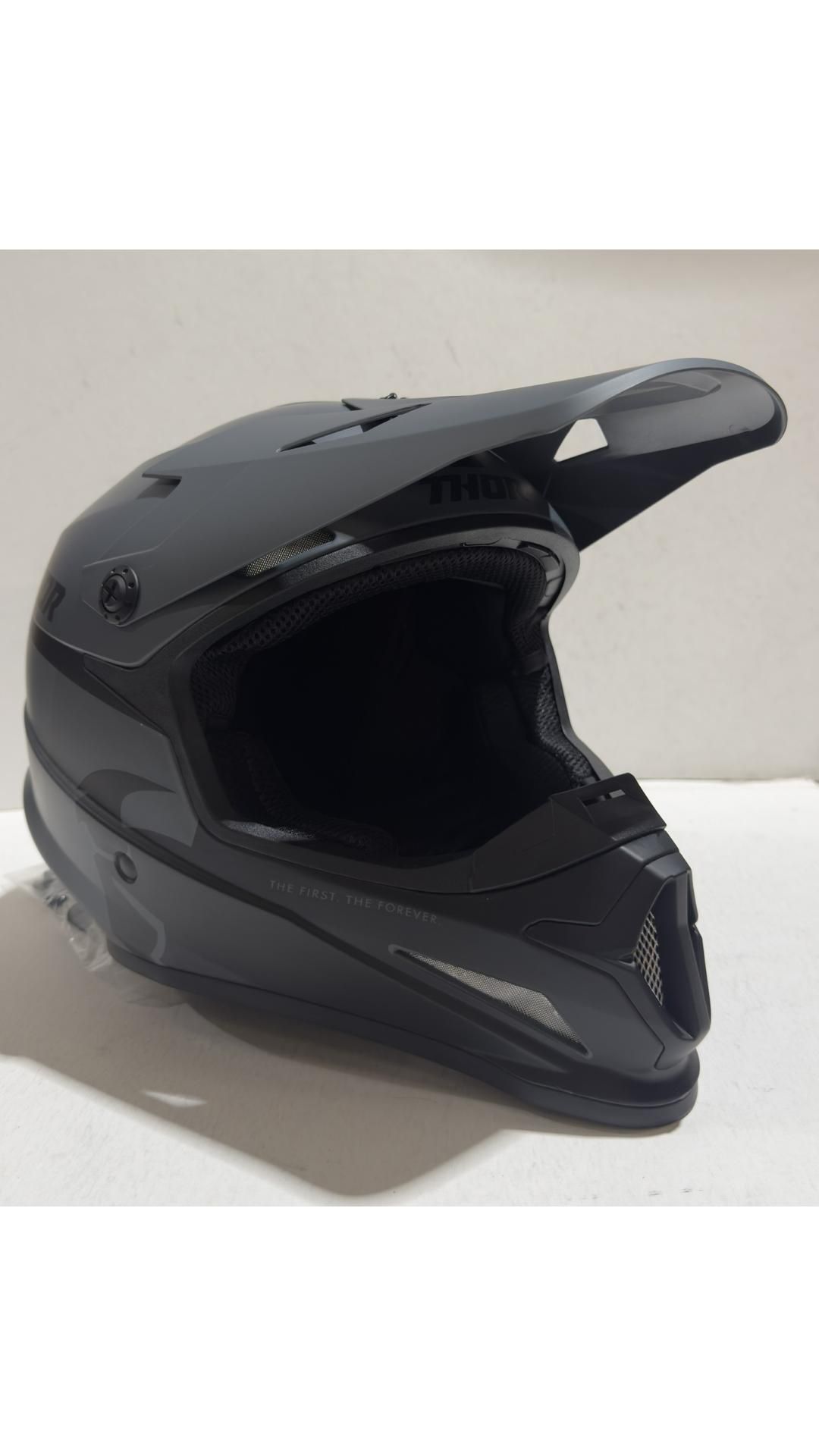 Thor Sector Racer Helmet Matte/Black, Charcoal, Size 3XL (63-64 Cm)