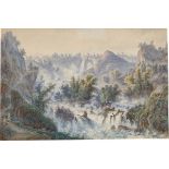 Edward Theodore Compton (?). Wasserfälle von Tivoli.