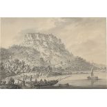 Adrian Zingg. Ansicht von Lilienstein.