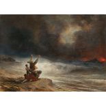 Théodore Gudin. Der Sturm. Um 1840