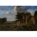 Karl Gottfried Traugott Faber. Hirtenidylle in arkadischer Landschaft. 1828