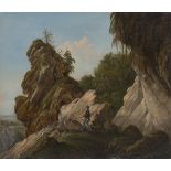 Carl Robert Kummer. „Jäger am Lilienstein (Sächsische Schweiz)“. Um 1830