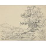 Johan Christian Clausen Dahl. „Die Staffelsteiner Linde und die Staffelburg“. 1849