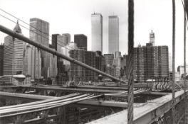 Max Jacoby. New York, N.Y. - South with World Trade Center. Circa 1971