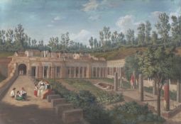 Jakob Philipp Hackert. „Die Villa des Diomedes in Pompeji“. 1793