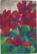 Emil Nolde. „Violettes Alpenveilchen“. 1915/18