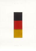 Gerhard Richter. „Schwarz Rot Gold I“. 1998