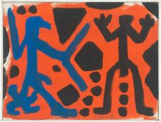 A.R. Penck. „Sendero luminosos I“.