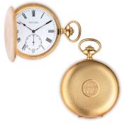 ULYSSE NARDIN, OROLOGIO DA TASCA SAVONETTE IN ORO, SVIZZERA 1920 CIRCA