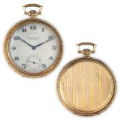 CHRONOMETER NORMANA, OROLOGIO DA TASCA ORO, SVIZZERA 1925 CIRCA