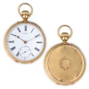 VACHERON ET CIE, OROLOGIO DA TASCA IN ORO, SVIZZERA 1860 CIRCA