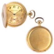 TAVANNES, OROLOGIO DA TASCA SAVONETTE, IN ORO, SVIZZERA 1920 CIRCA