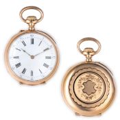 FERNIER ET FILS, OROLOGIO DA TASCA IN ORO, SVIZZERA 1920 CIRCA