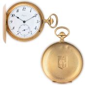 LONGINES, OROLOGIO DA TASCA SAVONETTE, IN ORO GIALLO, SVIZZERA 1909