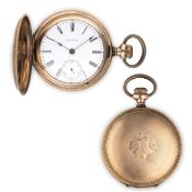 ELGIN, OROLOGIO DA TASCA SAVONETTE, LAINATO, AMERICA 1906