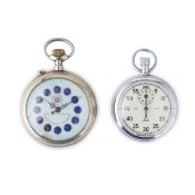 LOTTO COMPOSTO DA UN CRONOMETRO E UN OROLOGIO DA TASCA, RUSSIA E FRANCIA, 1890-1980