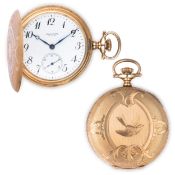 WALTHAM, OROLOGIO DA TASCA SAVONETTE 14K, AMERICA 1887