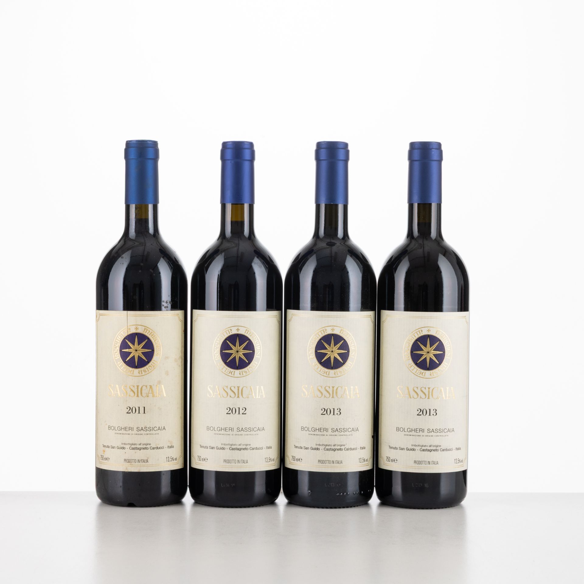 Verticale Sassicaia Tenuta San Guido