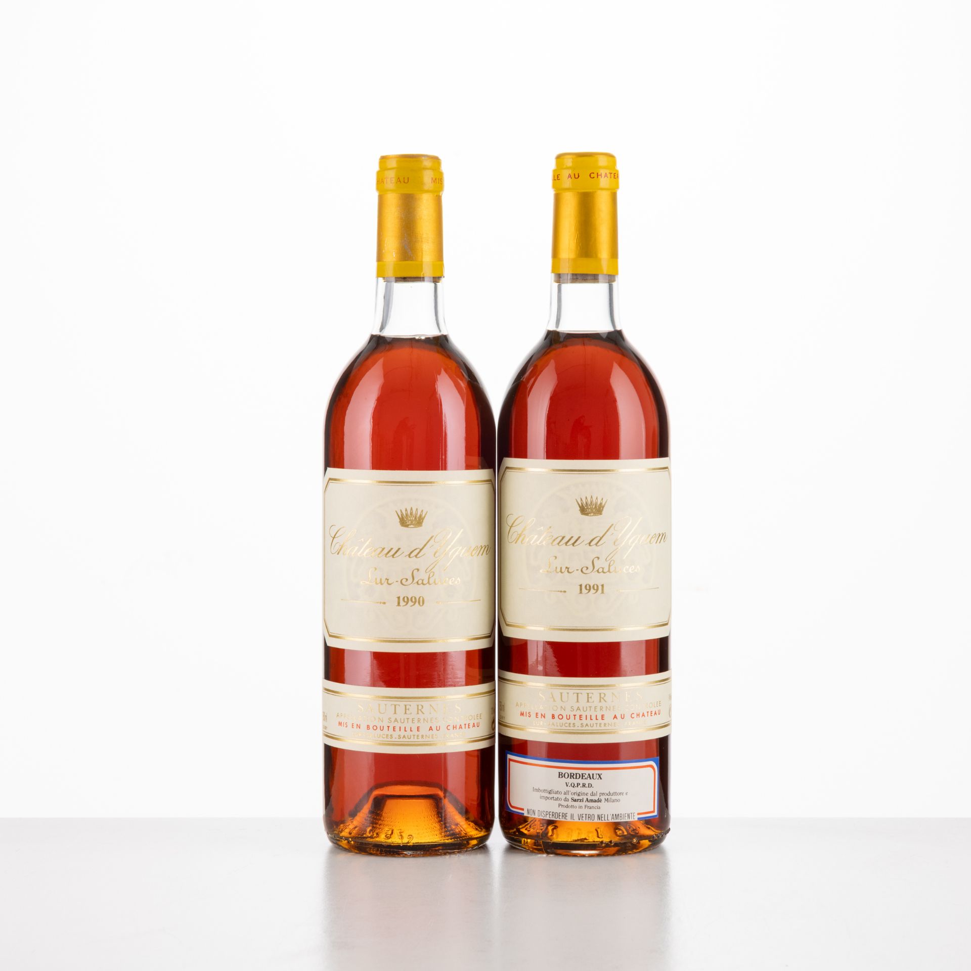 Verticale Sauternes Château d'Yquem