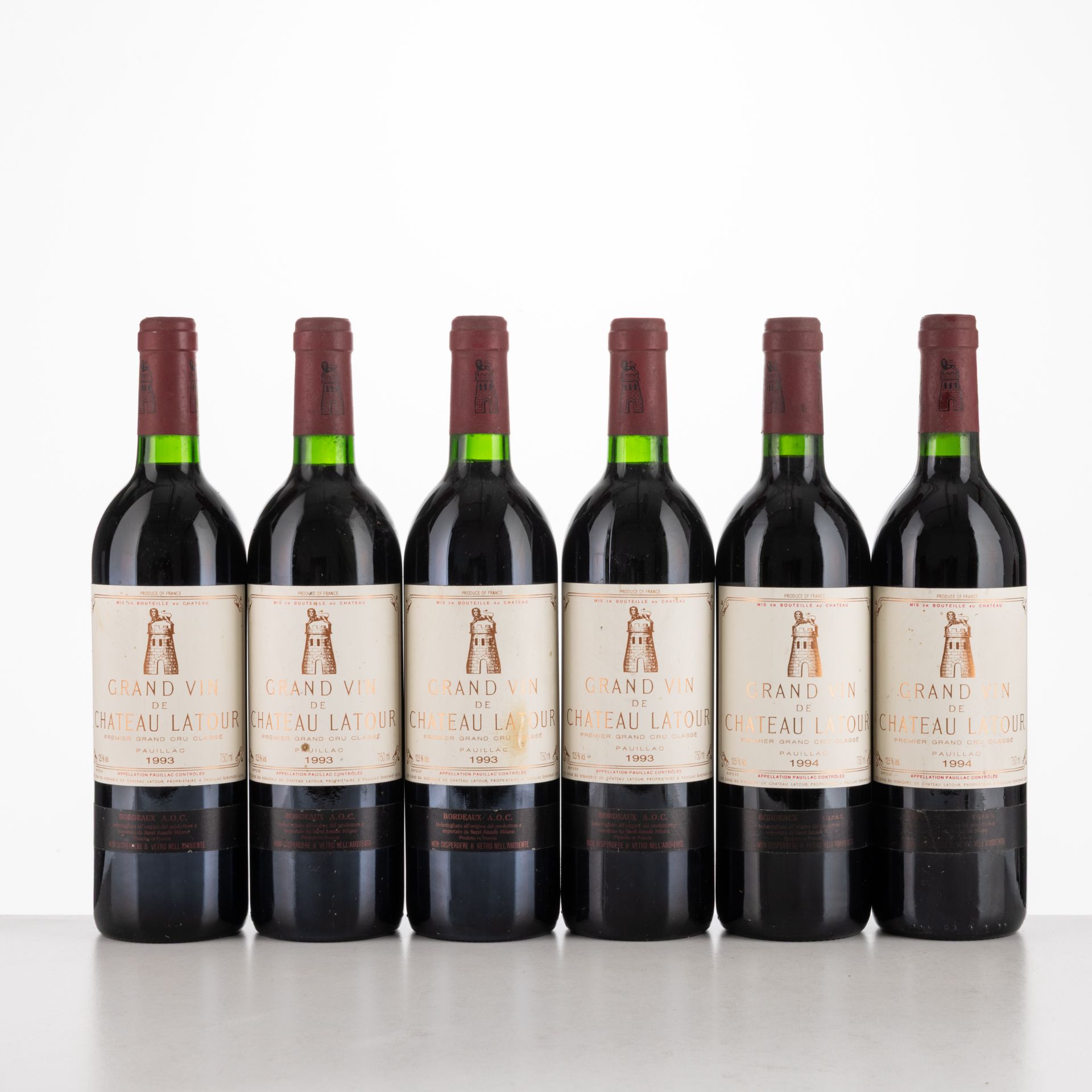 Verticale Pauillac Château Latour