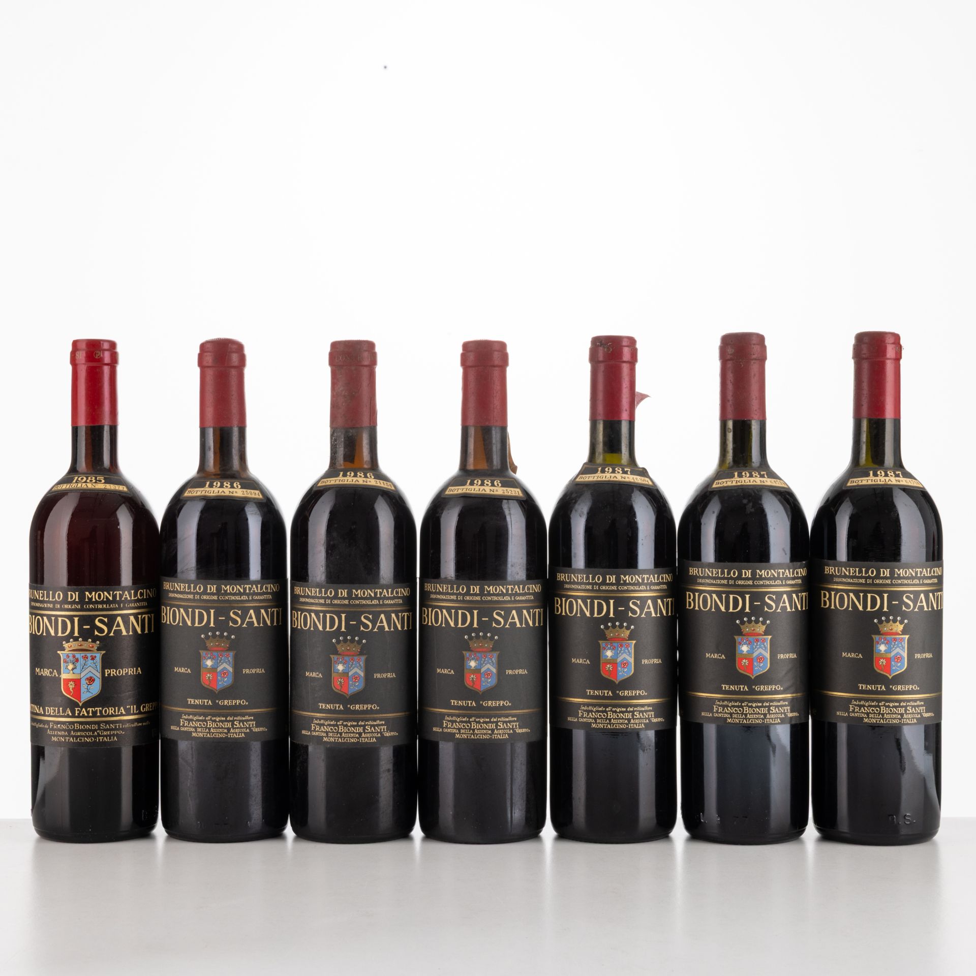 Verticale Brunello di Montalcino Biondi Santi