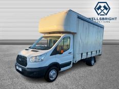 65 Plate Ford Transit Luton Curtain Sider 2.2 LWB - Bluetooth - Radio - Tow Bar